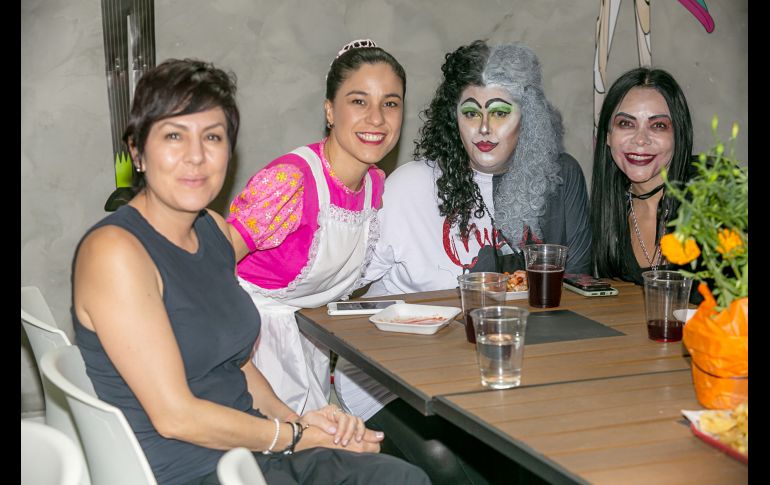 Blanca Madrigal, Carmelita Martínez, Jazmín Aguilar y Aleida Flores GENTE BIEN JALISCO/ JORGE SOLTERO