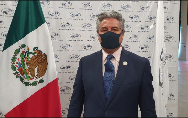 Miguel Ángel Landeros Volquarts, presidente de COMCE de Occidente. EL INFORMADOR/E. Gómez