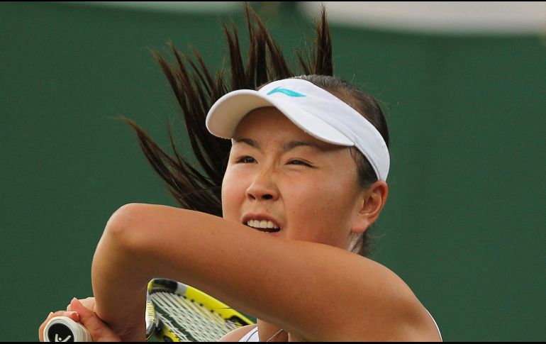 Peng Shuai en Wimbledon en Londres. EFE/ARCHIVO