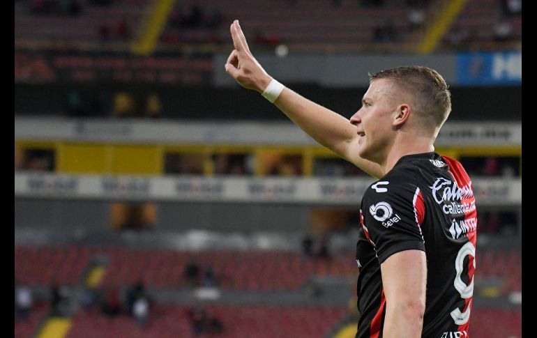 LETAL. Julio Furch marcó el primer tanto del encuentro y su sexto en el torneo. IMAGO7