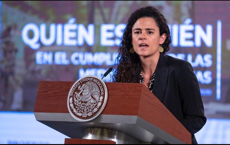 Luisa María Alcalde Luján, titular de la Secretaría del Trabajo y Previsión Social. SUN