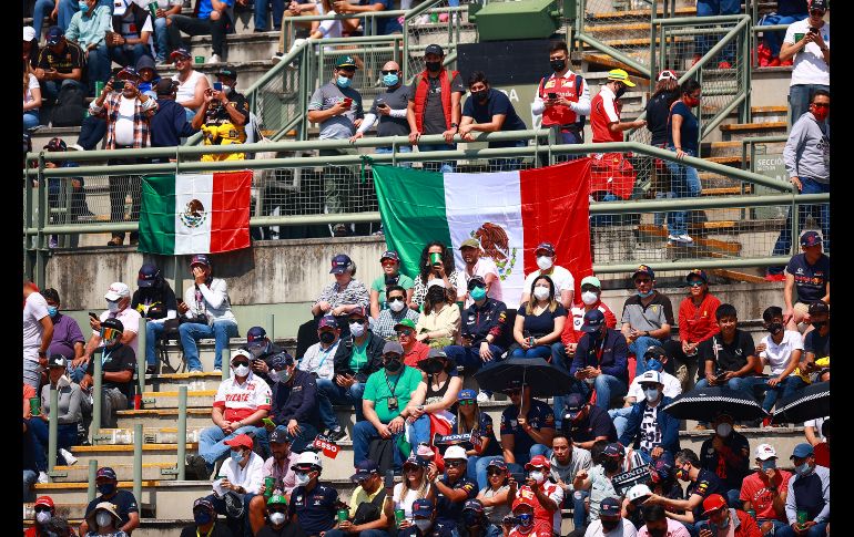 LOCALES. Afición, durante las prácticas para el Gran Premio de México 2021 de Fórmula 1. IMAGO7