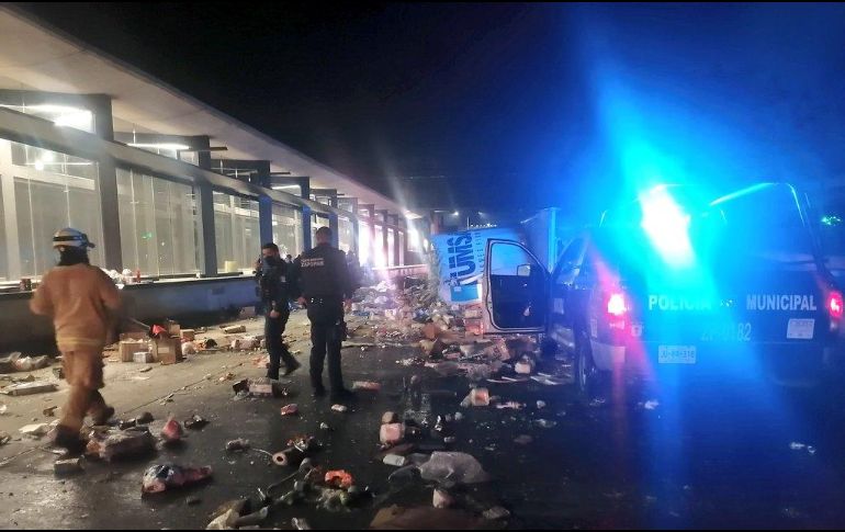 El accidente se registró la madrugada de este sábado. TWITTER / @UMPCyBZ