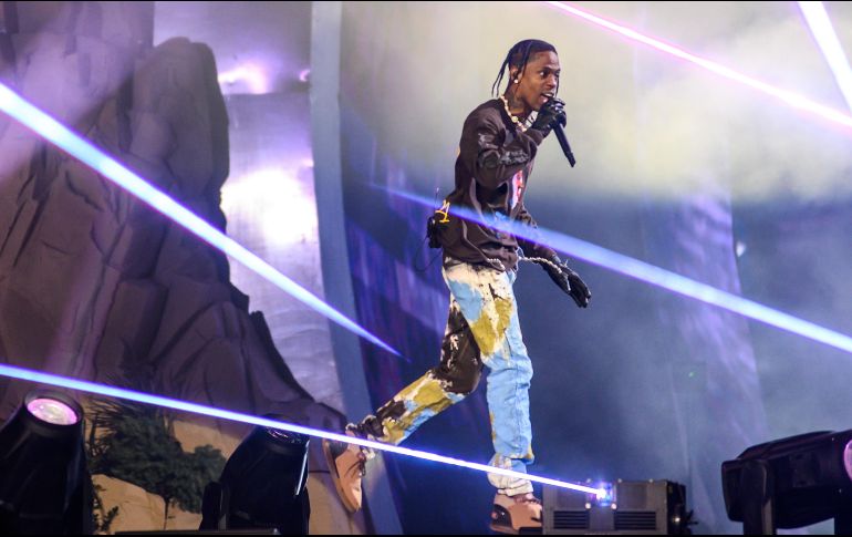 Usuarios cuestionan la actitud de Travis Scott durante el Astroworld. AP / J. Ellis
