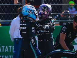 VENTAJA. Bottas y Hamilton saldrán en primero y segundo lugar en el circuito del Autódromo Hermanos Rodríguez. IMAGO7