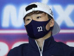 La escudería Mercedes no dudó en enviar un mensaje de apoyo para el novato de la Fórmula Uno, Yuki Tsunoda. EFE/E. GARRIDO