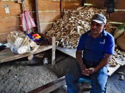 Lázaro Yat cuenta cómo la desgracia llegó a Cerro Azul cuando los huracanes Eta y Iota azotaron Centroamérica casi simultáneamente entre fines de octubre y principios de noviembre en 2020. AFP/J. Ordóñez