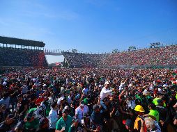 RÉCORD. De acuerdo con los organizadores de Fórmula 1, durante el fin de semana acudieron 372 mil aficionados al Autódromo Hermanos Rodríguez. IMAGO7