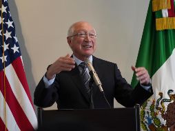 En conferencia de prensa en Ciudad de México, el embajador Ken Salazar expresó este martes sus dudas sobre un posible entendimiento con el Gobierno mexicano por la reforma eléctrica. AP/M. Ugarte
