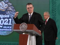Ebrard destaca que AMLO llamó a que la entrega de recursos se realice de manera directa y que no se trata de un programa para asignar fondos a los gobiernos, sino a las personas que lo necesitan. SUN / C. Mejía