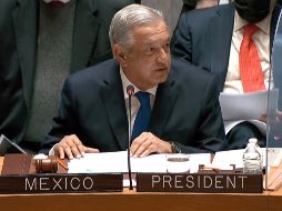 AMLO presentó un proyecto para atender a las 750 millones de personas del mundo que viven con menos de dos dólares al día. XINHUA/Presidencia de México