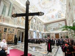 Durante estos días, son varios los llamamientos que ha hecho el Papa Francisco sobre la crisis climática. EFE / Medios del Vaticano