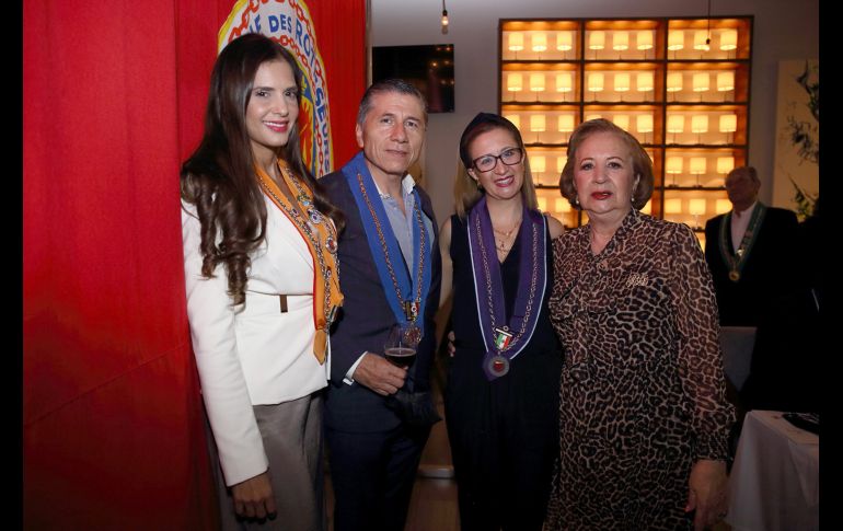 Patricia Figueroa, Jesús Maciel, Alejandra Brizuela e Isela Castillo. GENTE BIEN JALISCO/ MARIFER RACHED