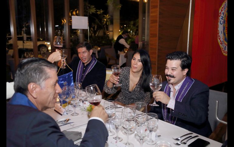 Eduardo Franco, Ana Isabel Estrada y Gabo Pérez. GENTE BIEN JALISCO/ MARIFER RACHED
