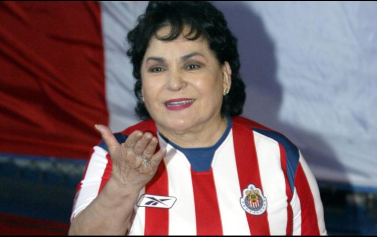 ORGULLOSA. La actriz Carmen Salinas siempre ha demostrado su amor por Chivas. EL INFORMADOR/ARCHIVO