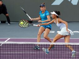 SOLVENTES. De esta manera, Hsieh y Mertens tomaron la delantera en el Grupo El Tajín. EFE/F. GUASCO