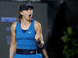 COMO EN CASA. El público también hizo lo suyo animando a la de España como si fuera mexicana. La tribuna estallaba de alegría con cada punto que obtenía Badosa. EFE/F. GUASCO