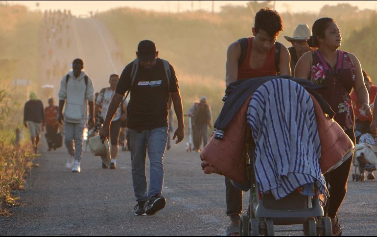 Según Adán Augusto López, cerca de 800 integrantes decidieron por voluntad propia salir de la caravana y 