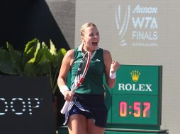 Kontaveit había perdido históricamente sus tres enfrentamientos frente a Pliskova, pero en el segundo set desapareció por completo esos fantasmas. EL INFORMADOR/A. CAMACHO