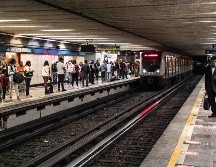 Una escena quizás inédita en su historia ocurrió en el Metro de la CDMX. EL UNIVERSAL / G. Espinosa