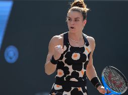 Maria Sakkari. La tenista de Grecia se mide este día ante la española Paula Badosa. AP/R. Ruiz