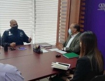 El Comisario General de Guadalajara, Juan Pablo Hernández González, se reúne con el titular de la Comisión, Alfonso Hernández Barrón, para dialogar sobre el tema. ESPECIAL