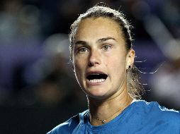 Con Paula Badosa ya en semifinales dentro de este grupo, Sabalenka (foto) se jugará la vida ante María Sakkari. AFP/U. Ruiz