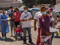 Vacuna. Algunos migrantes fueron vacunaos en su paso por México. Archivo/ SUN/ AFBV