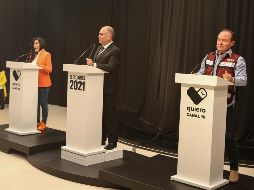 El debate entre los candidatos a la presidencia municipal de Tlaquepaque fue televisado. EL INFORMADOR/G. Gallo