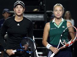DEL OTRO LADO. Muguruza y Kontaveit sellaron su boleto a Semifinales. AFP/U. RUIZ