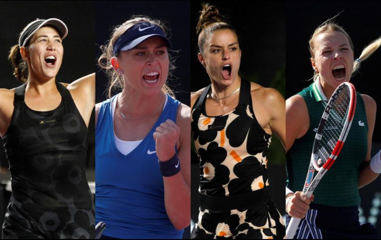 DUELAZOS. Garbiñe Muguruza ante Paula Badosa y Maria Sakkari contra Anett Kontaveit, serán los duelos por el pase a la final. ESPECIAL