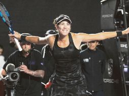 Latina. Hija de padre español y madre venezolana, a sus seis años de edad se fue de Caracas para mudarse a Barcelona. Ahí decidió competir por España. AFP