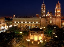 Centro de la capital potosina. ESPECIAL/SECRETARÍA DE TURISMO DE SAN LUIS POTOSÍ.