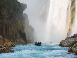 Cascada de Tamul. ESPECIAL/SECRETARÍA DE TURISMO DE SAN LUIS POTOSÍ.