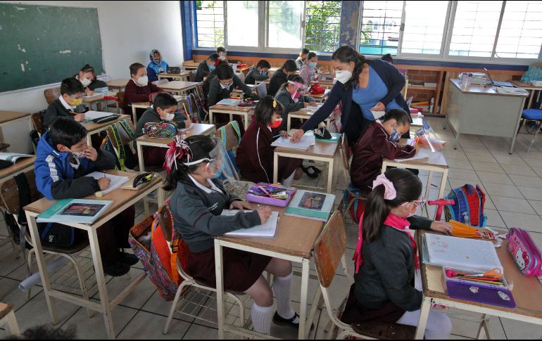 La secretaria de Educación Pública Señaló que el regreso era necesario, no sólo por cuestiones académicas sino, en buena medida, por la urgencia de proteger la salud física y emocional tanto de estudiantes como de docentes. EL INFORMADOR / A. Camacho