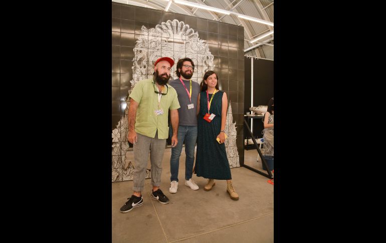 Cristóbal Gracía, Mauricio Galguera y Paola Palacios. GENTE BIEN JALISCO/MARIFER RACHED