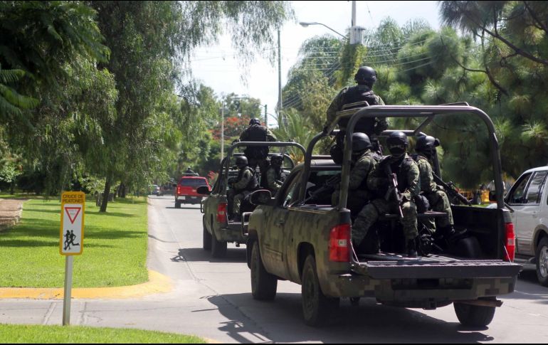 La captura fue realizada por elementos del Ejército ayer en Zapopan. EL INFORMADOR/Archivo
