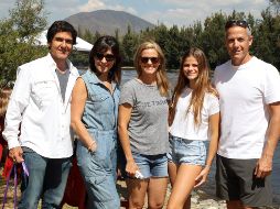 Francisco Ángel, Nuria Casulleras, Aline, Martina y Sergio Font. GENTE BIEN JALISCO/CLAUDIO JIMENO