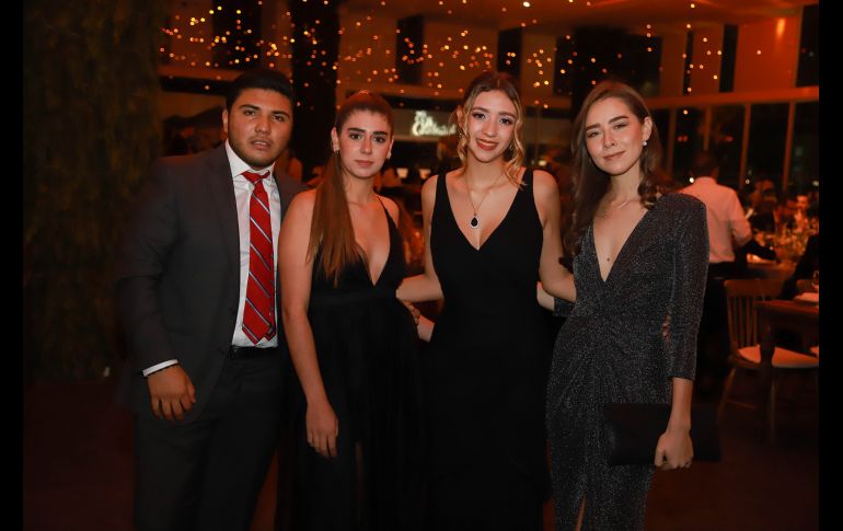 Jorge André Acosta, María José Fonseca, Alexa Chávez y Fernanda Fonseca. GENTE BIEN JALISCO/TONY MARTÍNEZ