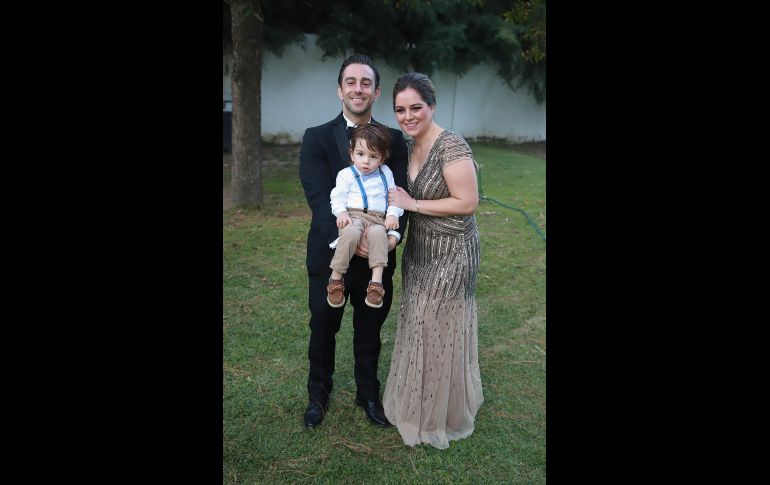 Daniel Aranda, Diego Rodríguez y Daniela Aranda. GENTE BIEN JALISCO/TONY MARTÍNEZ