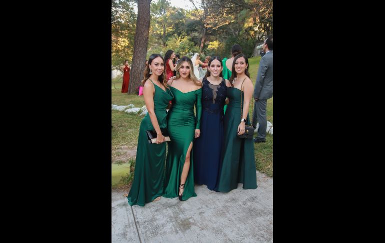 Rocío Aldrete, Michelle Ibarra, Patricia Sánchez y Gabriela Hernández. GENTE BIEN JALISCO/TONY MARTÍNEZ