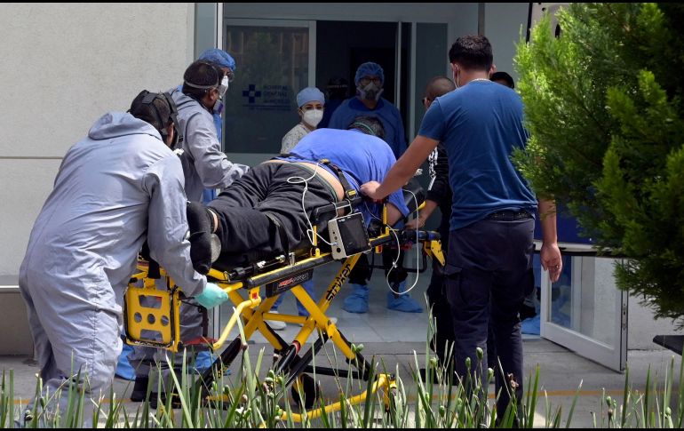 La ocupación media de camas generales en los hospitales mexicanos es del 17%. AFP/ARCHIVO