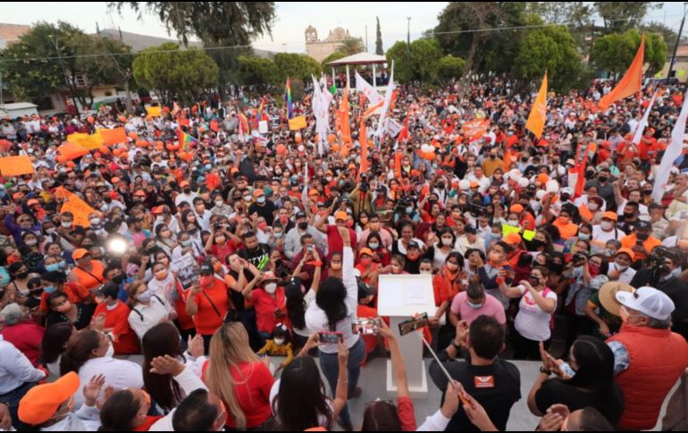 Citlalli Amaya, expresó su agradecimiento para con los ciudadanos y exhortó a que estén listos y seguros de que Movimiento Ciudadano volverá a imponerse en los comicios. ESPECIAL