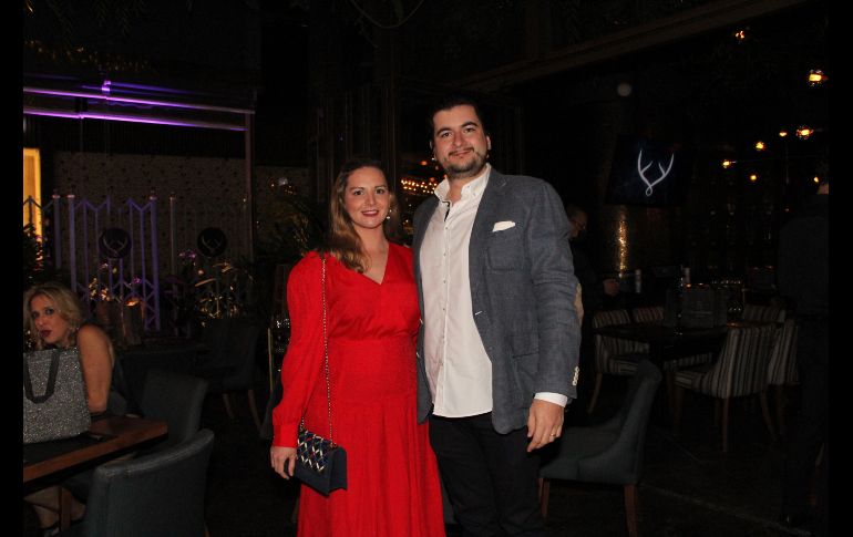 Adriana Molina y Santiago Ñame. GENTE BIEN JALISCO/ESMERALDA ESCAMILLA