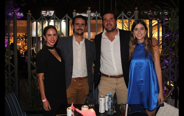 Lucía Michel, Agustín Ibarra, Abraham Pérez y Paola Gutiérrez. GENTE BIEN JALISCO/ESMERALDA ESCAMILLA
