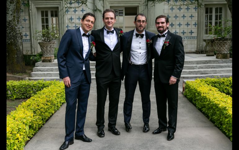 Carlos Albores, Adrián Rasgado, Raúl Cárdenas y Javier Gómez. GENTE BIEN JALISCO/JORGE SOLTERO