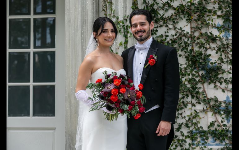 Mariana Vera y Vicente Albores. GENTE BIEN JALISCO/JORGE SOLTERO