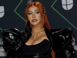 Christina Aguilera en la edición 22 de los Latin Grammy, realizado en Las Vegas. AFP / A. Holmes