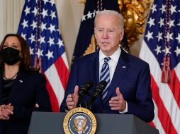 Biden traspasó el poder a la vicepresidenta Harris por poco más de una hora. AP/ARCHIVO