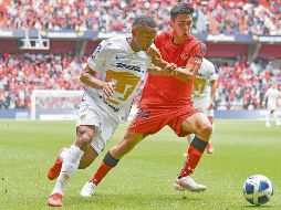 El duelo ente Toluca y Pumas de la Fase Regular terminó 2-1 a favor de los escarlatas. IMAGO7